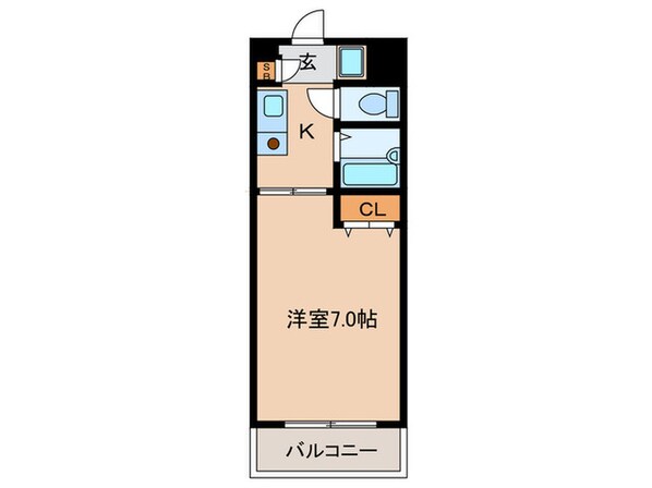 カランドリエの物件間取画像